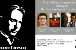 Seria Concerte Enescu Seria 22-23 Institutul Cultural Român din Londra